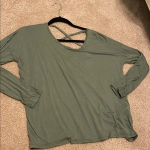 Green long sleeve shirt